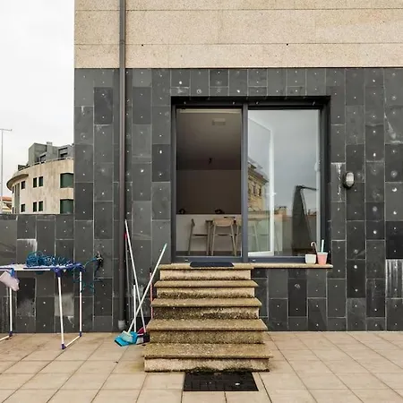 Con Terraza Y Parking En Playa Ladeira Sabaris Apartament Baiona